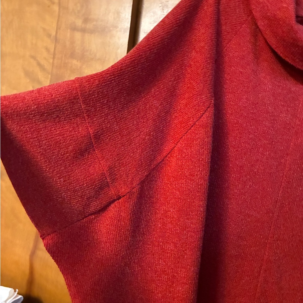 Lane Bryant Rust Color Women's Sweater Poncho 18-20 - Picture 4 of 8